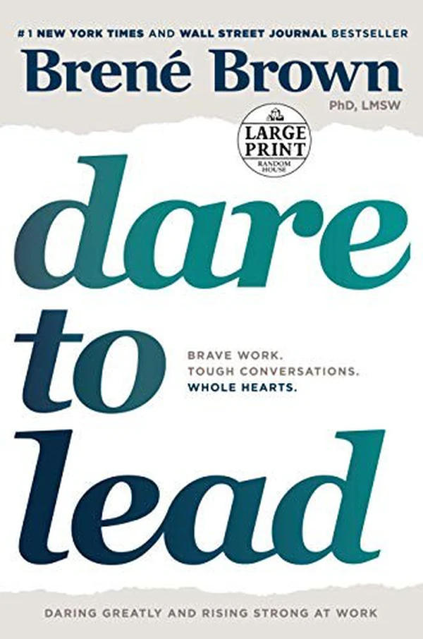Dare to Lead by Brené Brown, book cover